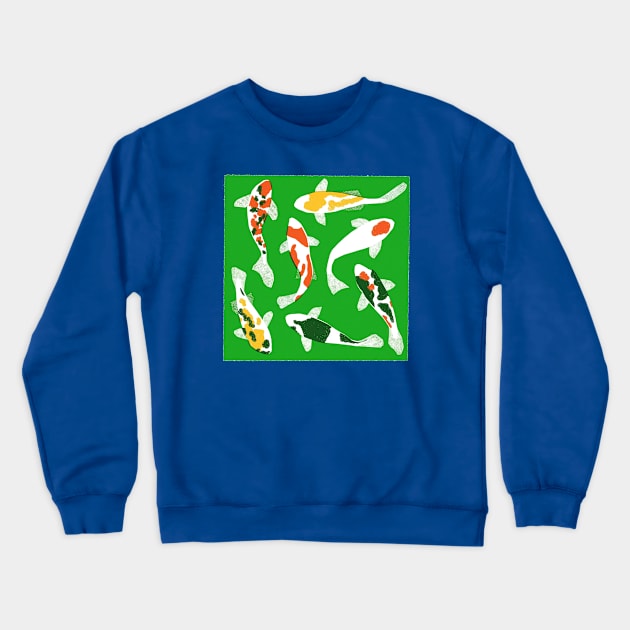 Koi Fish Group Crewneck Sweatshirt by Knockouts Unstoppable